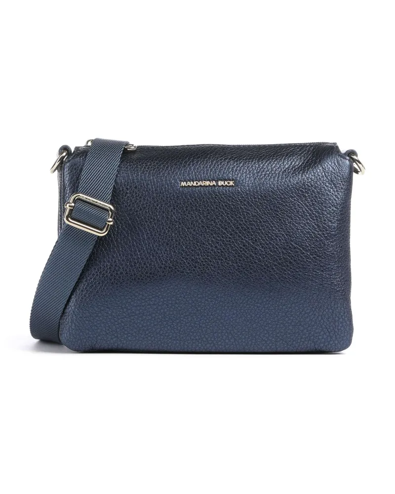 Mandarina Duck Umhängetasche Mellow Metal in blau Blau