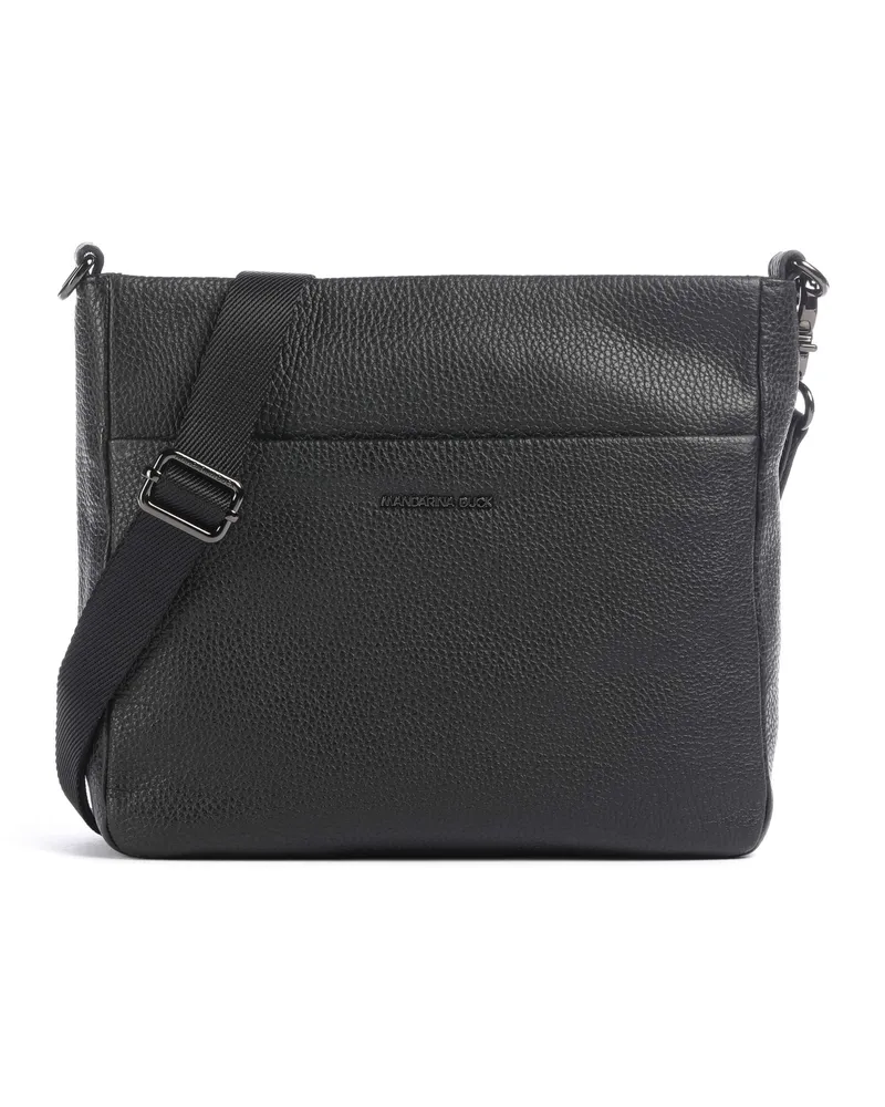 Mandarina Duck Umhängetasche Mellow Leather in schwarz Schwarz