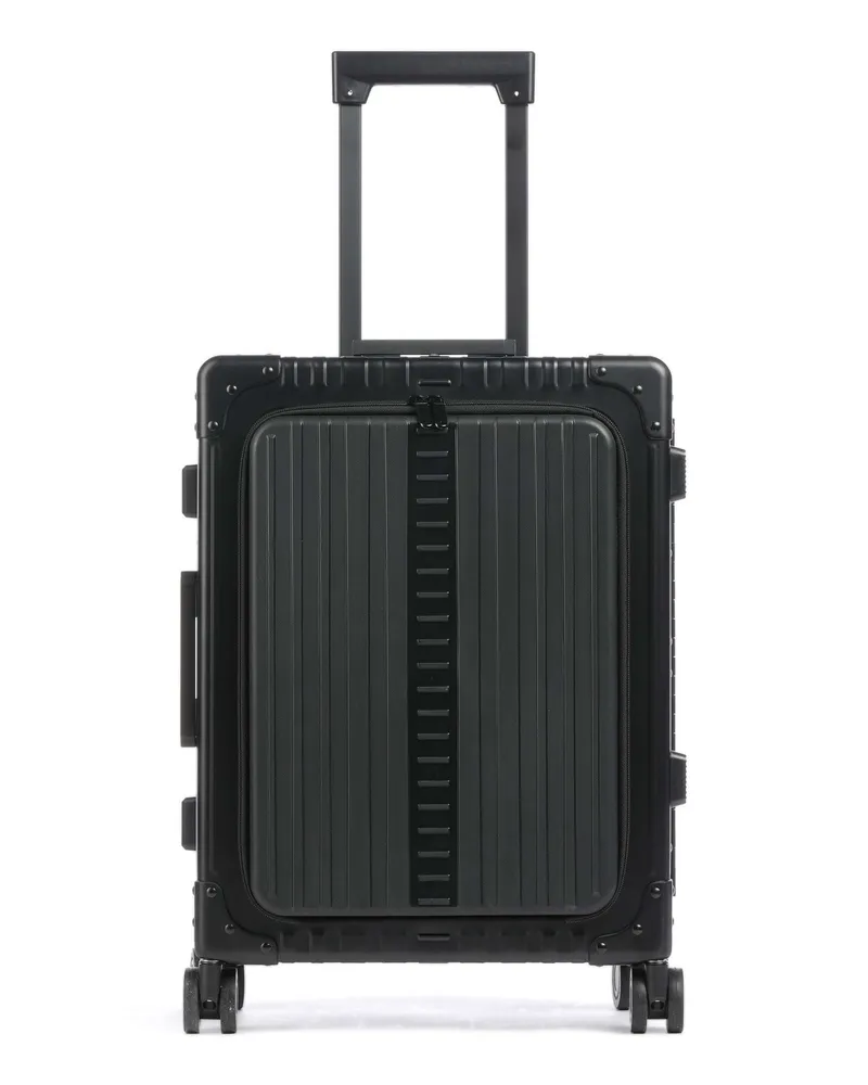 ALEON 4-Rollen Trolley Classic 21 Domestic front flap in schwarz Schwarz