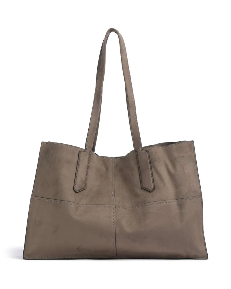Liebeskind Shopper Amy Vegan Suede L in grau Grau