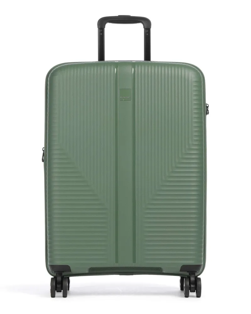 Travelite 4-Rollen Trolley Air Stripe in grün Grün