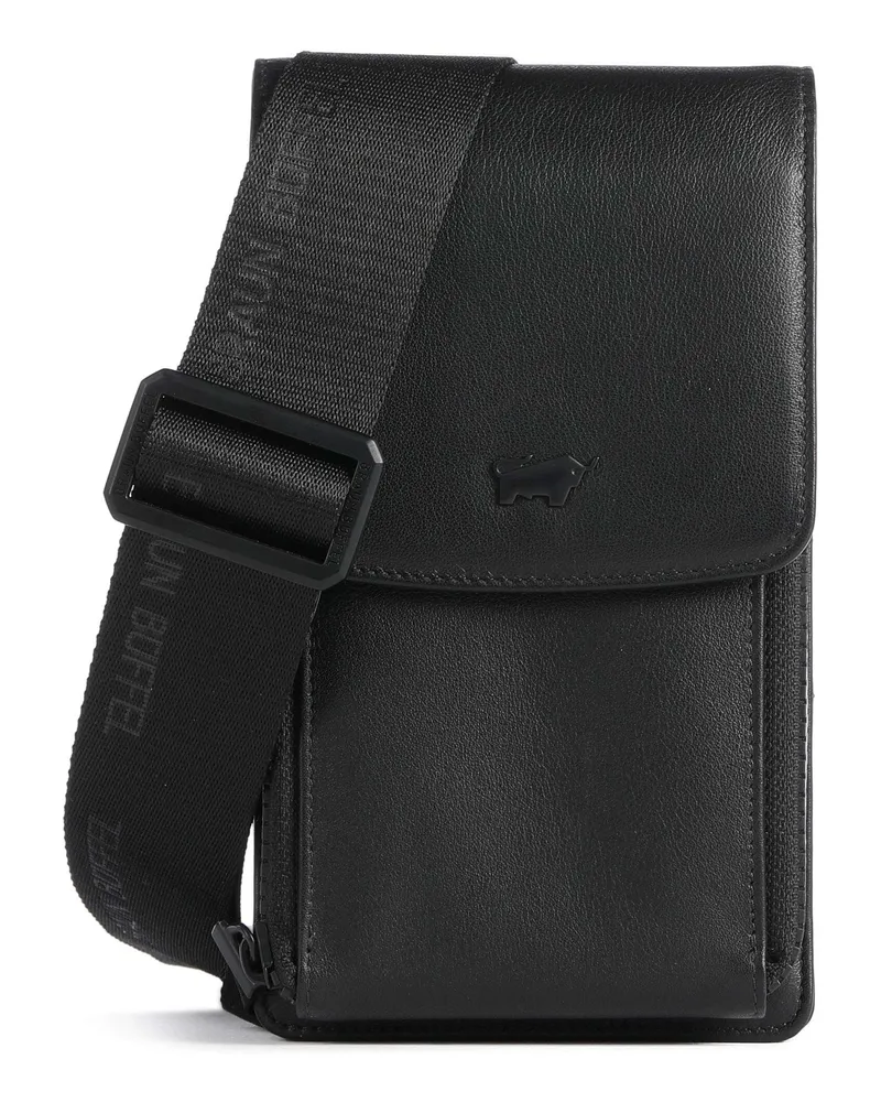 Braun Büffel Handytasche Capri RFID in schwarz Schwarz