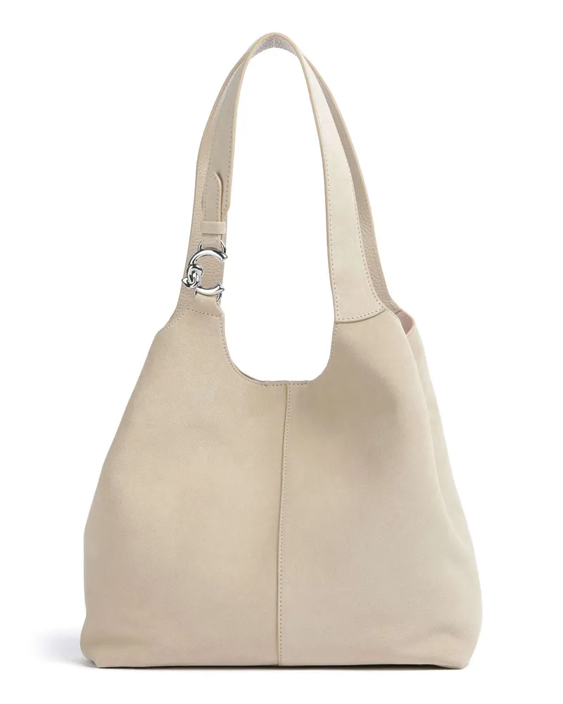 Coccinelle Beuteltasche C-Easy Suede in beige Beige