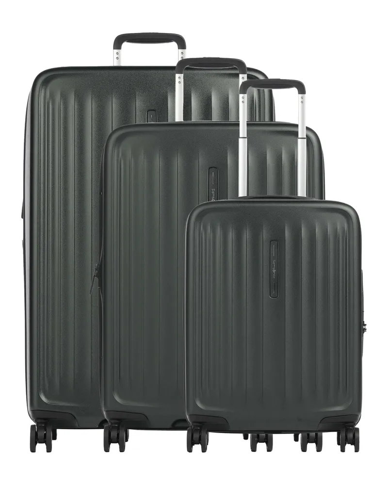 Samsonite 4-Rollen Trolley Set Fyrm in grün Grün