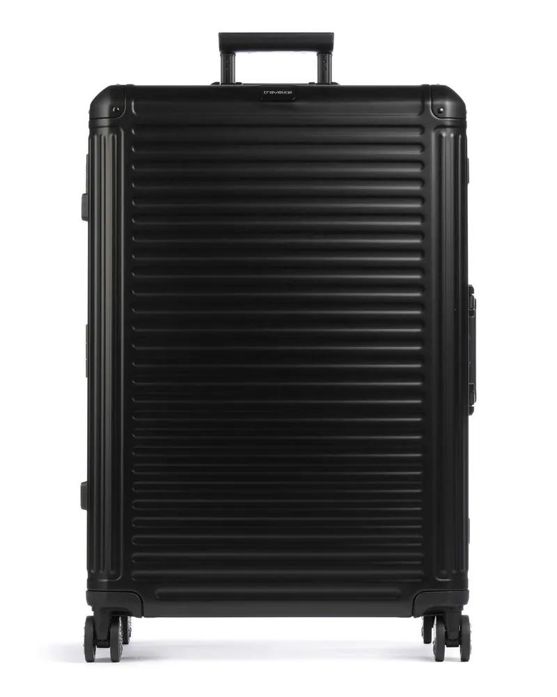 Travelite 4-Rollen Trolley Next in schwarz Schwarz