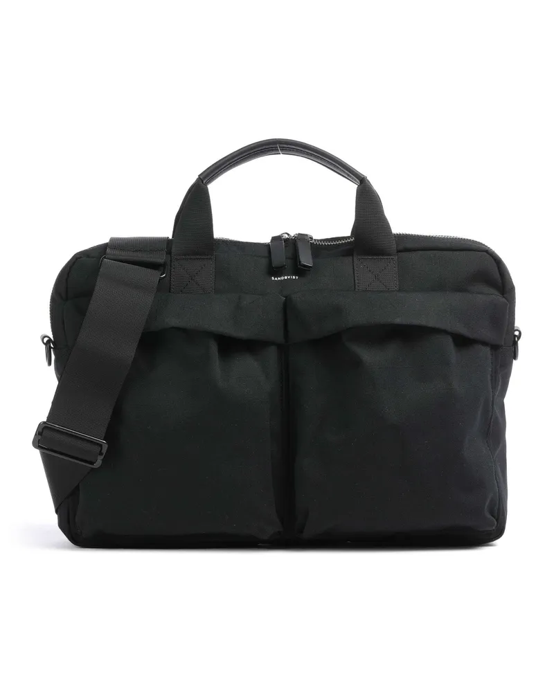 Sandqvist Aktentasche Everyday Classics in schwarz Schwarz