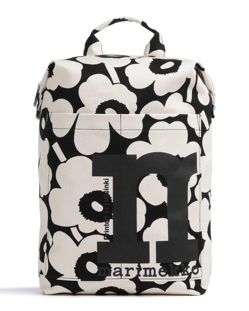 Marimekko Rucksack Unikko Mono in beige Beige