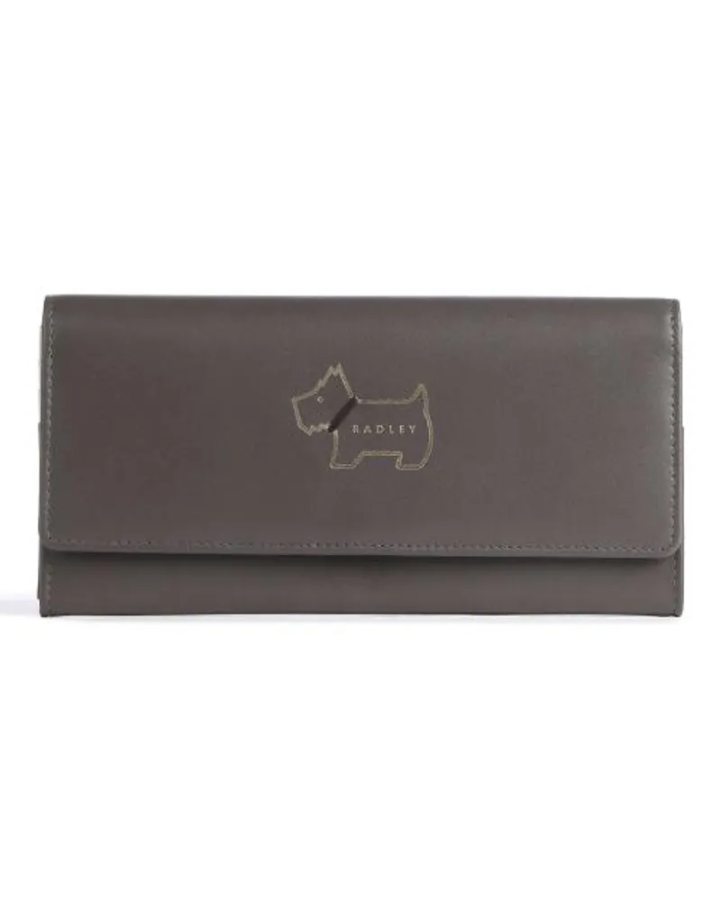 Radley London Heritage Dog Outline Geldbörse dunkelgrau Grau