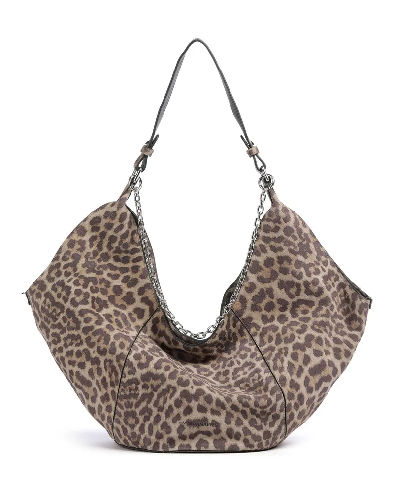 LES VISIONNAIRES Beuteltasche Amelie Cozy Chain in beige Beige