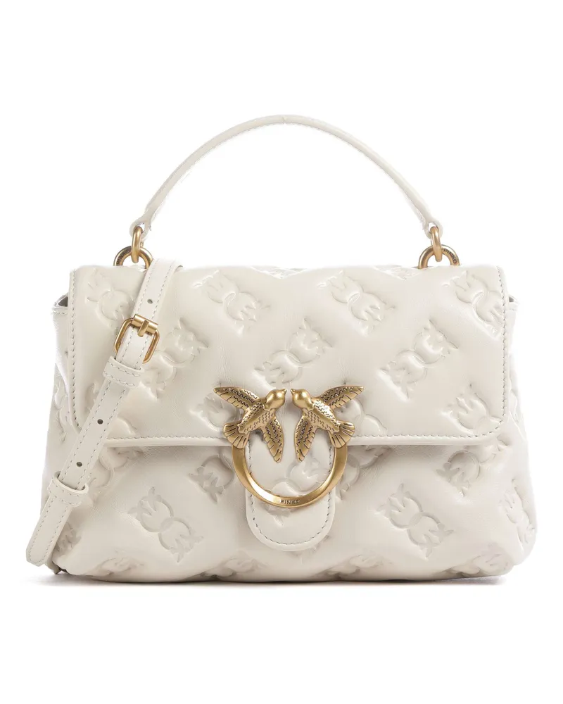 Pinko Handtasche Love Lady Puff Mini in weiß Weiß