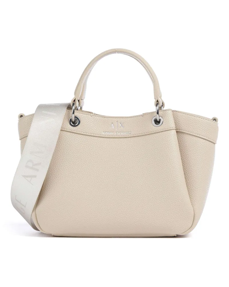 Armani Exchange Handtasche Wave S in elfenbein Beige