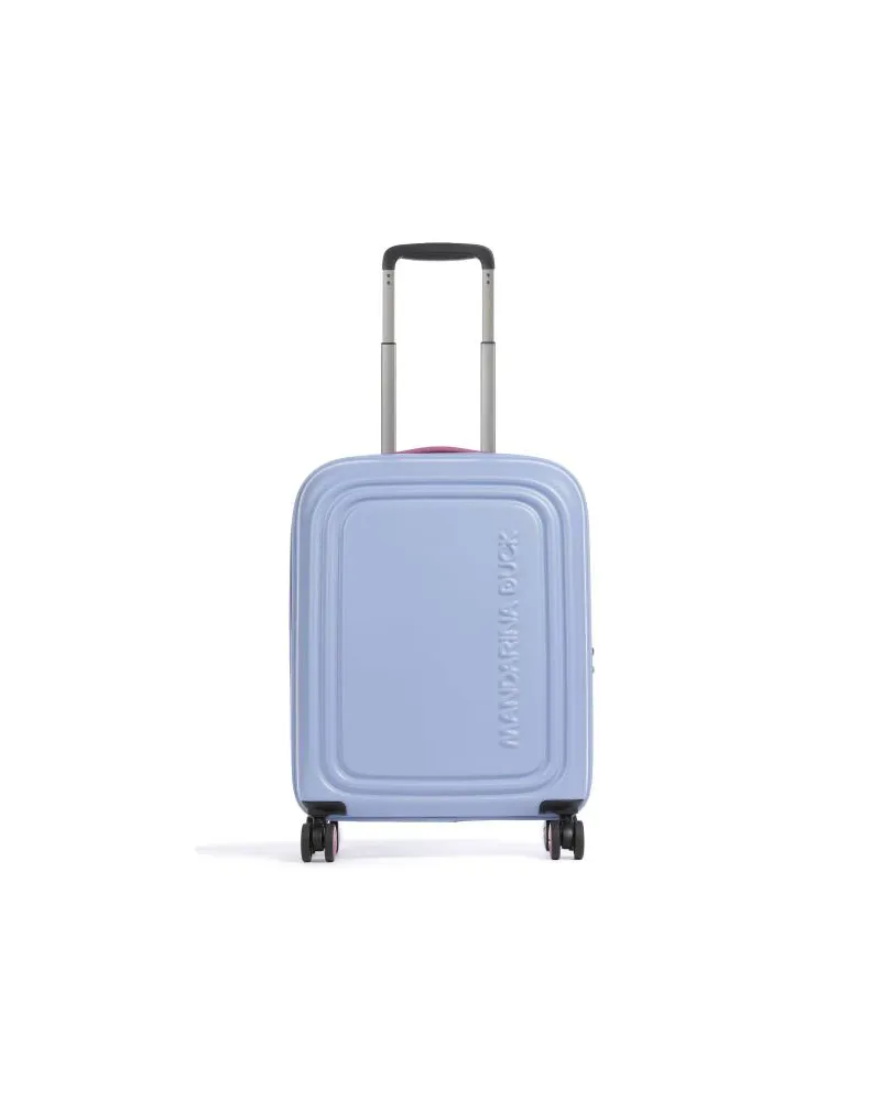 Mandarina Duck Logoduck+ 4-Rollen Trolley blaugrau Blau