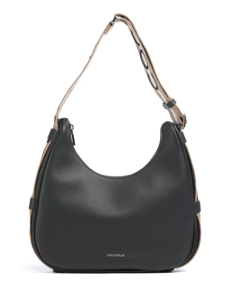 Coccinelle Schultertasche Raquel in schwarz Schwarz