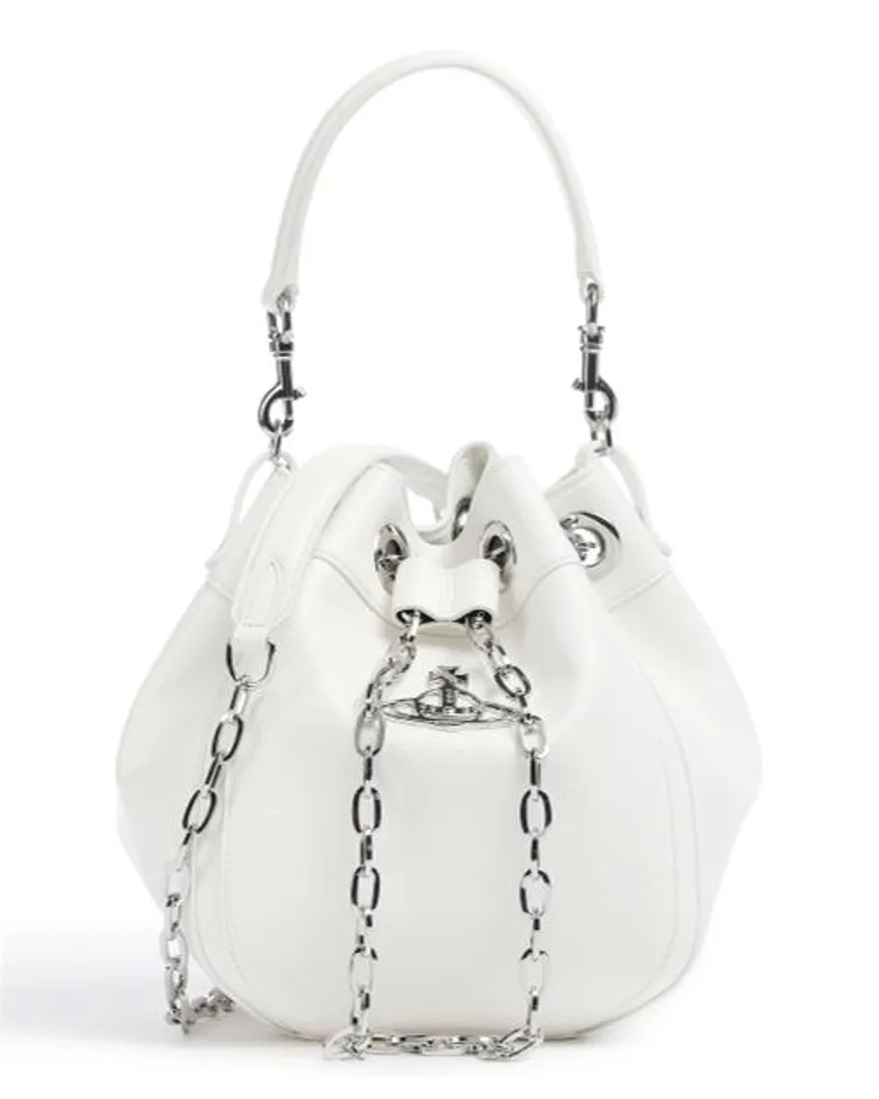 Vivienne Westwood Chrissy Bucket bag weiß Weiß