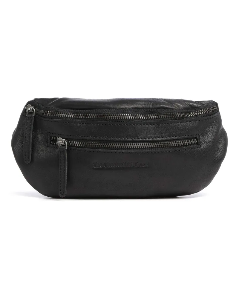 The Chesterfield Brand Gürteltasche Washed Waxed Cow Severo in schwarz Schwarz