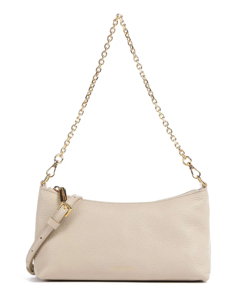 Coccinelle Schultertasche Aura in beige Beige