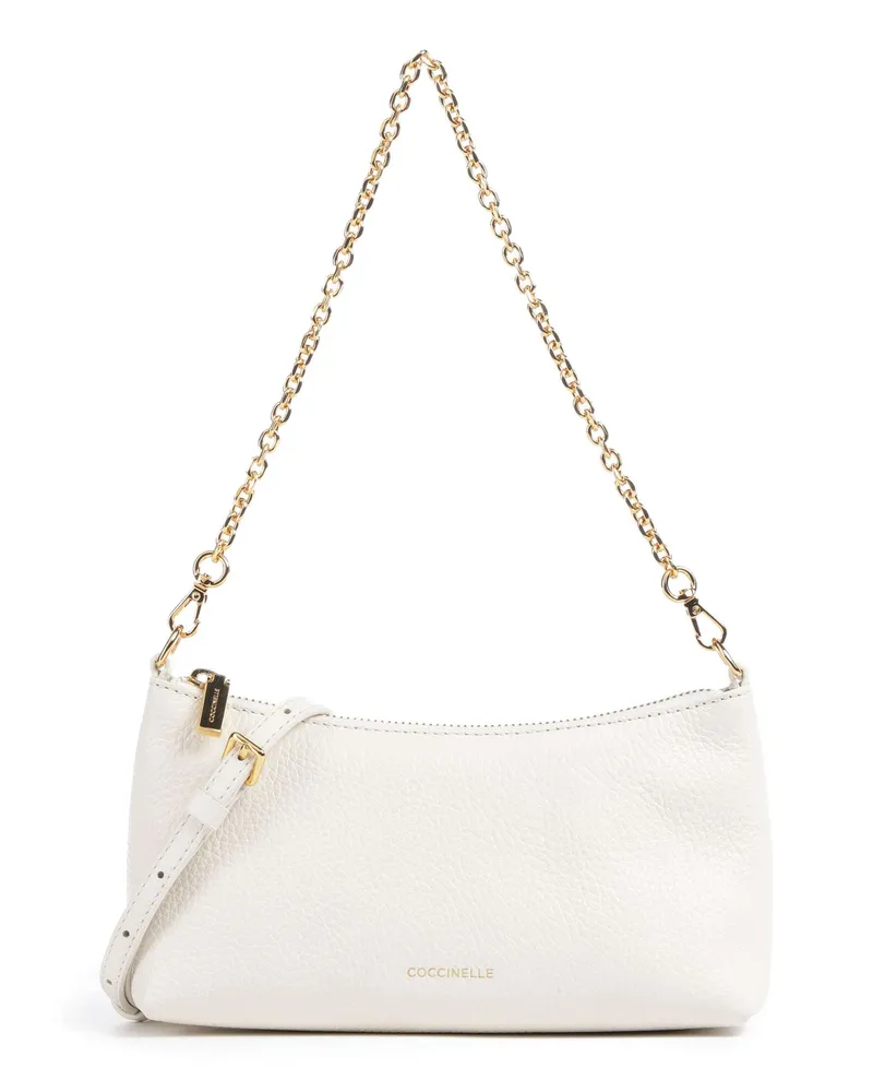 Coccinelle Schultertasche Aura in beige Beige