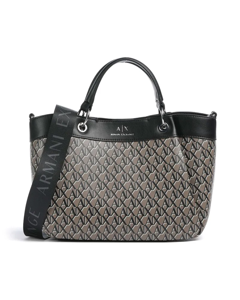 Armani Exchange Handtasche Wave Monogram M in grau Grau