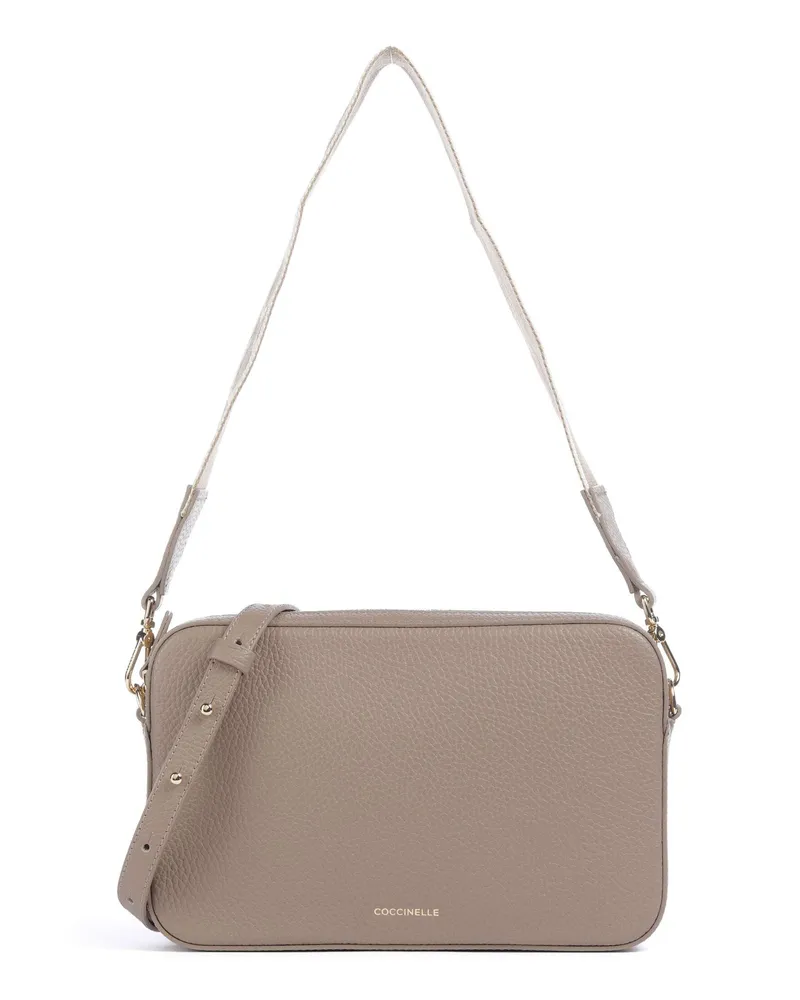 Coccinelle Schultertasche Tebe in grau Grau