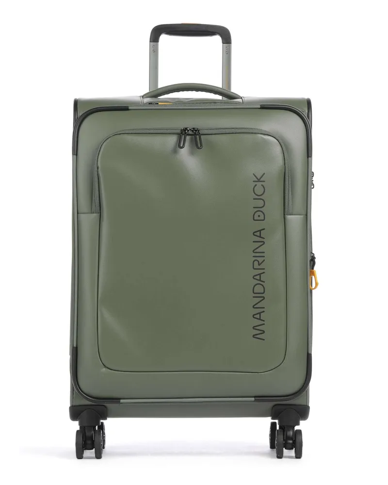 Mandarina Duck 4-Rollen Trolley Eco Coated in oliv Oliv