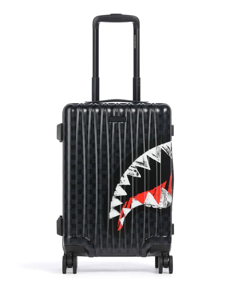 Sprayground 4-Rollen Trolley Scribble Shark in schwarz Schwarz