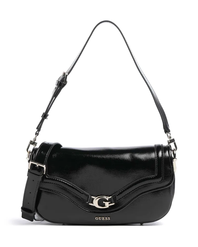 Guess Schultertasche Dea in schwarz Schwarz