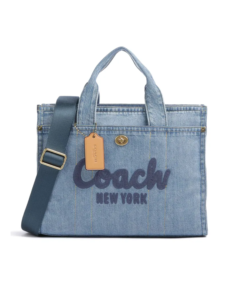 Coach Handtasche Cargo Denim in blau Blau