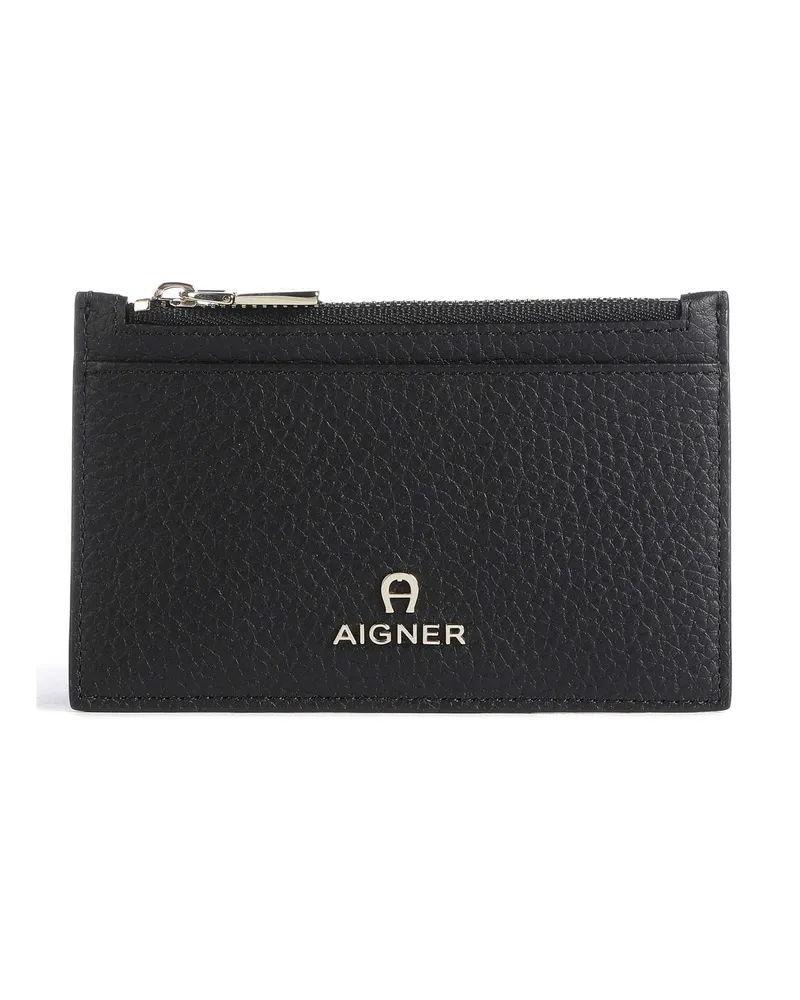 Aigner Kreditkartenetui Ivy in schwarz Schwarz
