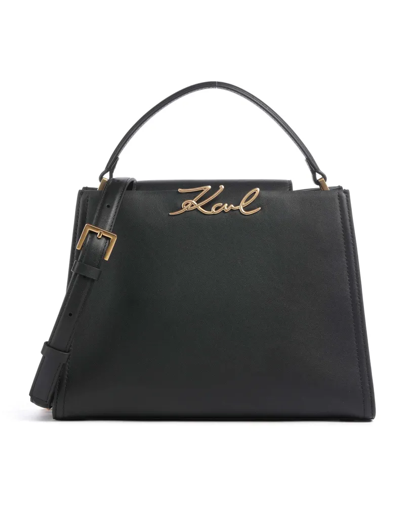 Karl Lagerfeld Handtasche K/Signature Medium in schwarz Schwarz