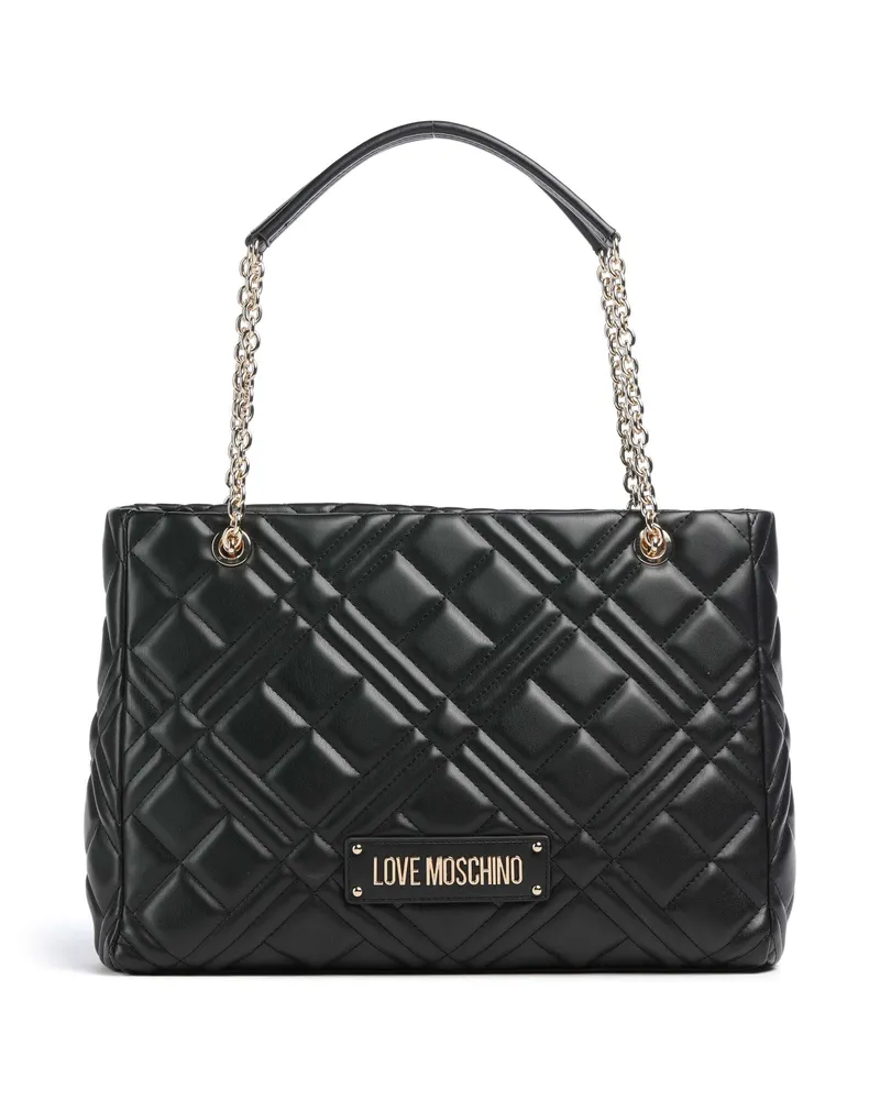 Moschino Shopper Quilted in schwarz Schwarz