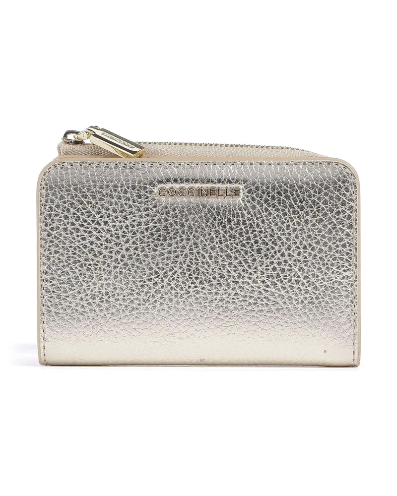 Coccinelle Geldbörse Metallic Soft RFID in gold Gold