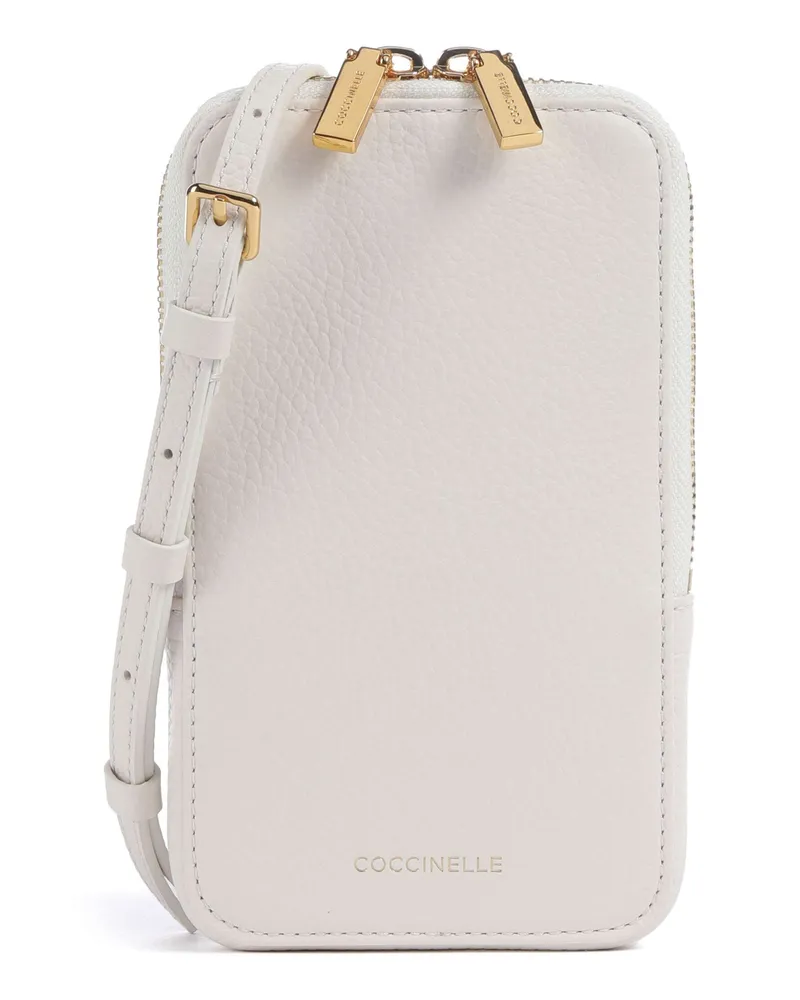 Coccinelle Handytasche Flor in weiß Weiß