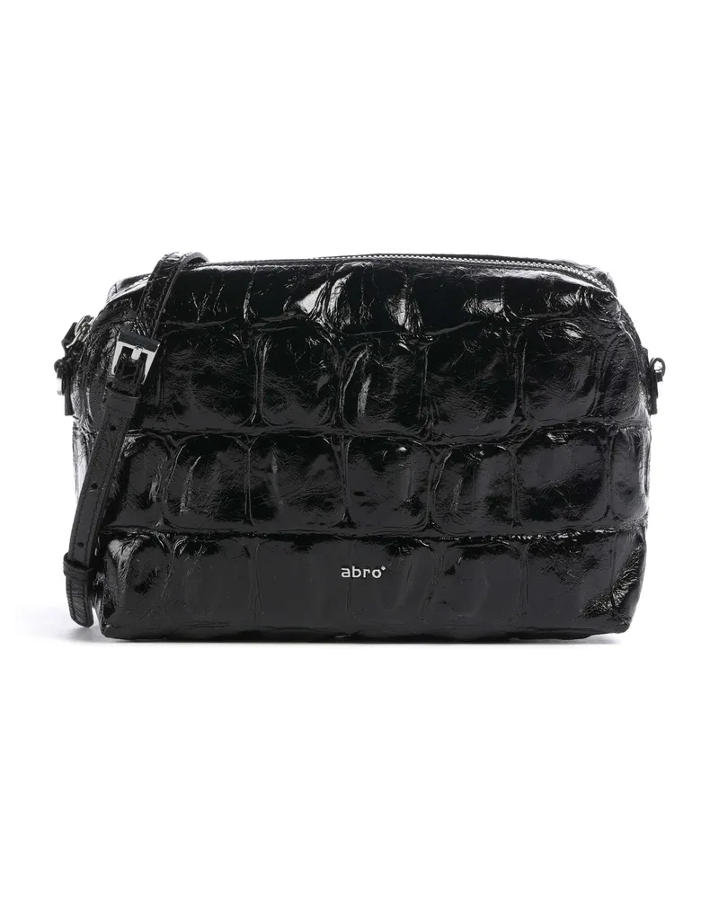 Abro Umhängetasche Maxi Cocco Kaia in schwarz Schwarz