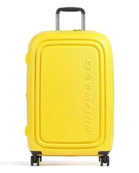 Mandarina Duck Logoduck+ 4-Rollen Trolley gelb Gelb