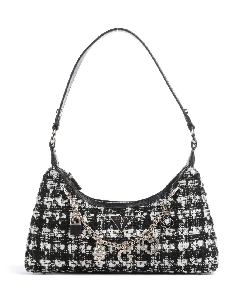 Guess Schultertasche Everlee in schwarz Schwarz