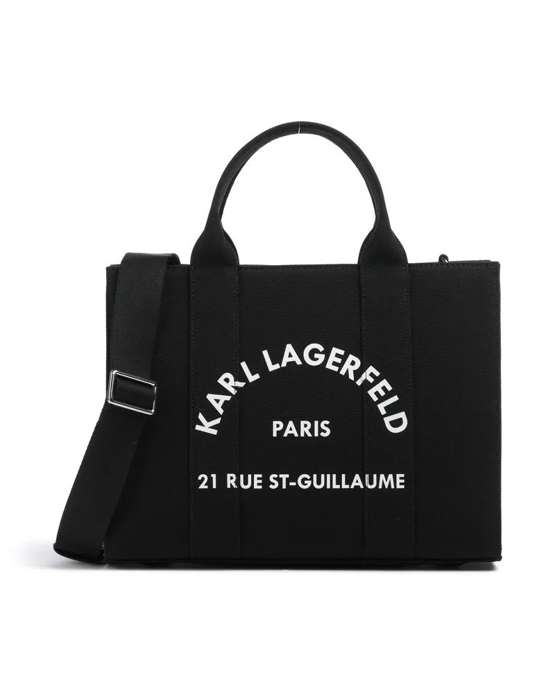 Karl Lagerfeld Handtasche K/Rue St Guillaume Medium in schwarz Schwarz
