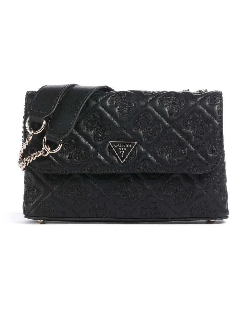 Guess Schultertasche Adelasia in schwarz Schwarz