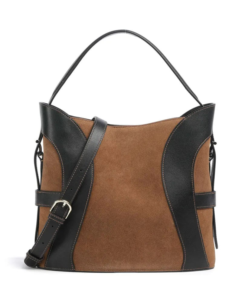 Aigner Beuteltasche Deborah M in braun Braun