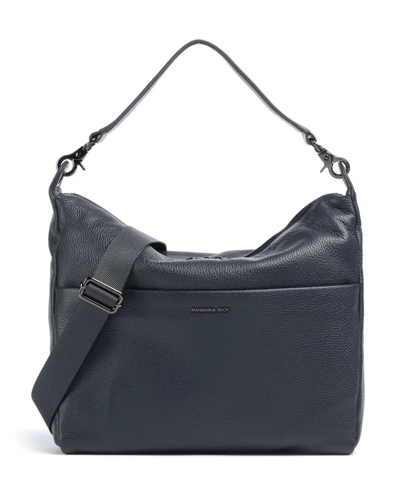 Mandarina Duck Beuteltasche Mellow Leather in blau Blau