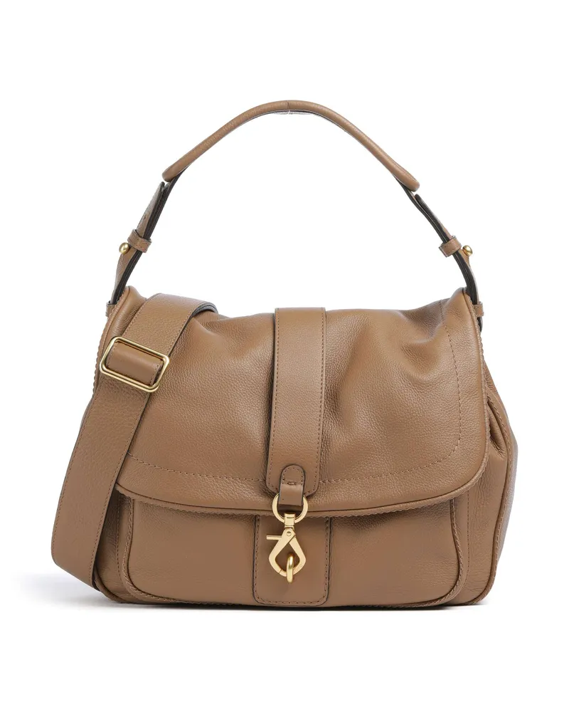 Abro Beuteltasche Dalia Star Saddle in braun Braun