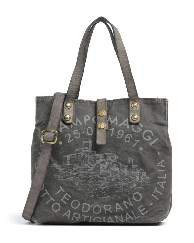 Campomaggi Handtasche in grau Grau