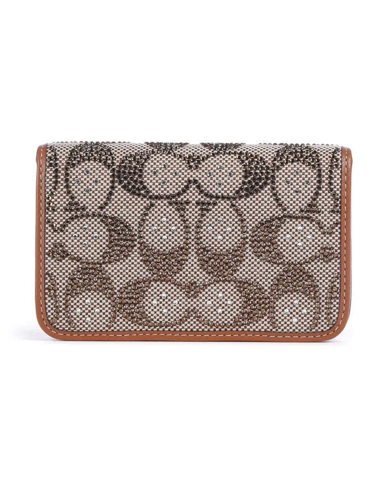 Coach Geldbörse Essential Crystal Signature Jacquard in braun Braun