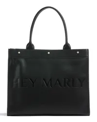 Hey Marly Classy Signature Shopper schwarz Schwarz