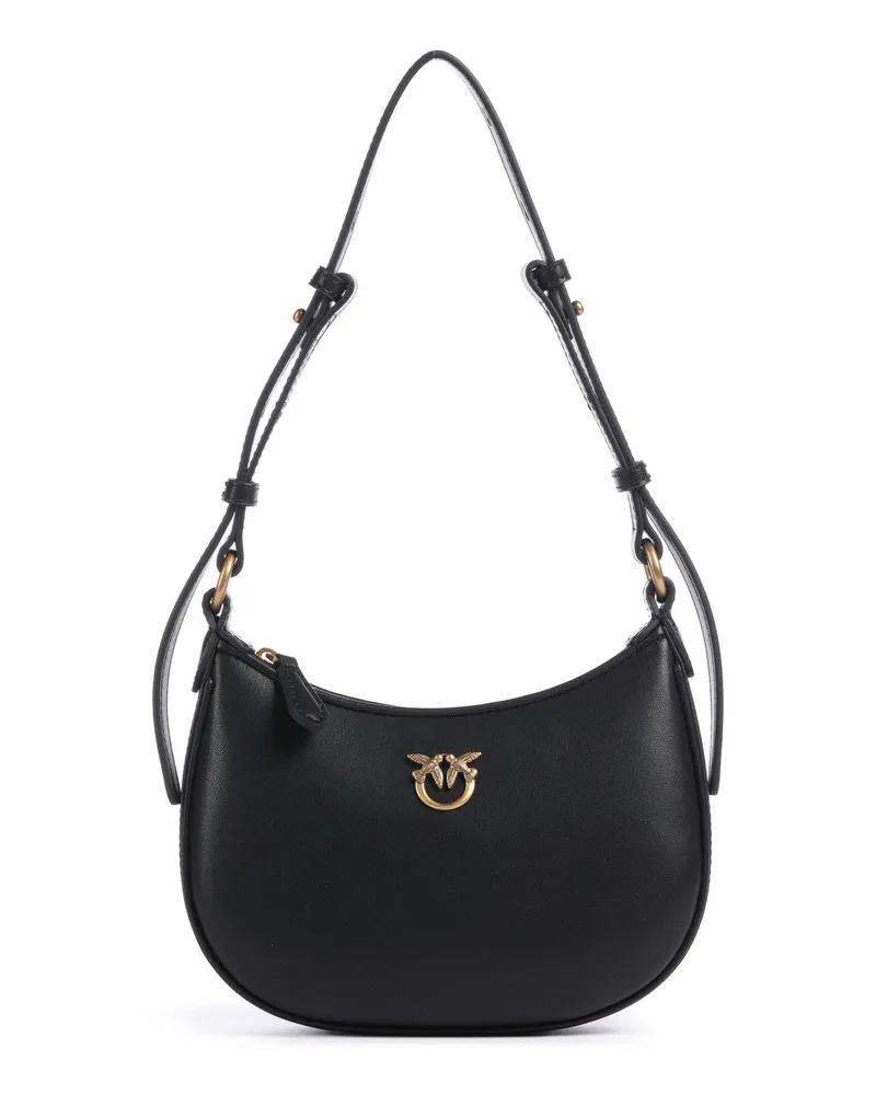 Pinko Schultertasche Half Moon Baby in schwarz Schwarz