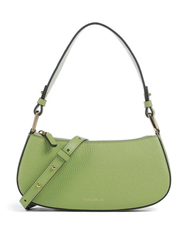 Coccinelle Schultertasche Merveille in grün Grün