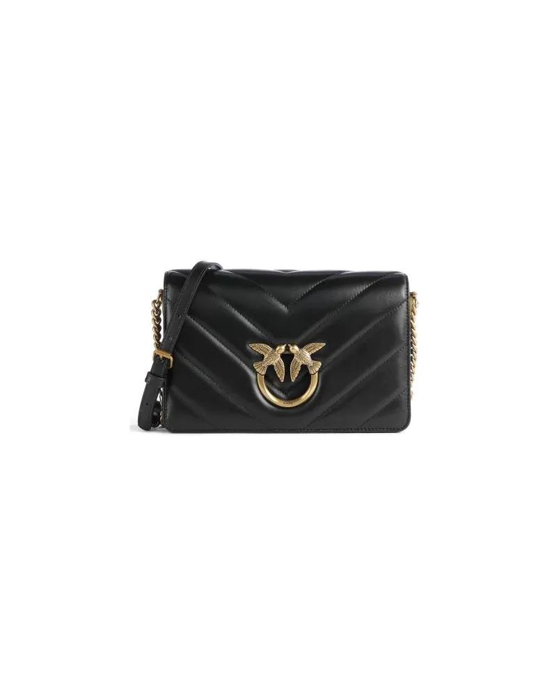 Pinko Love Click Classic Umhängetasche schwarz Schwarz