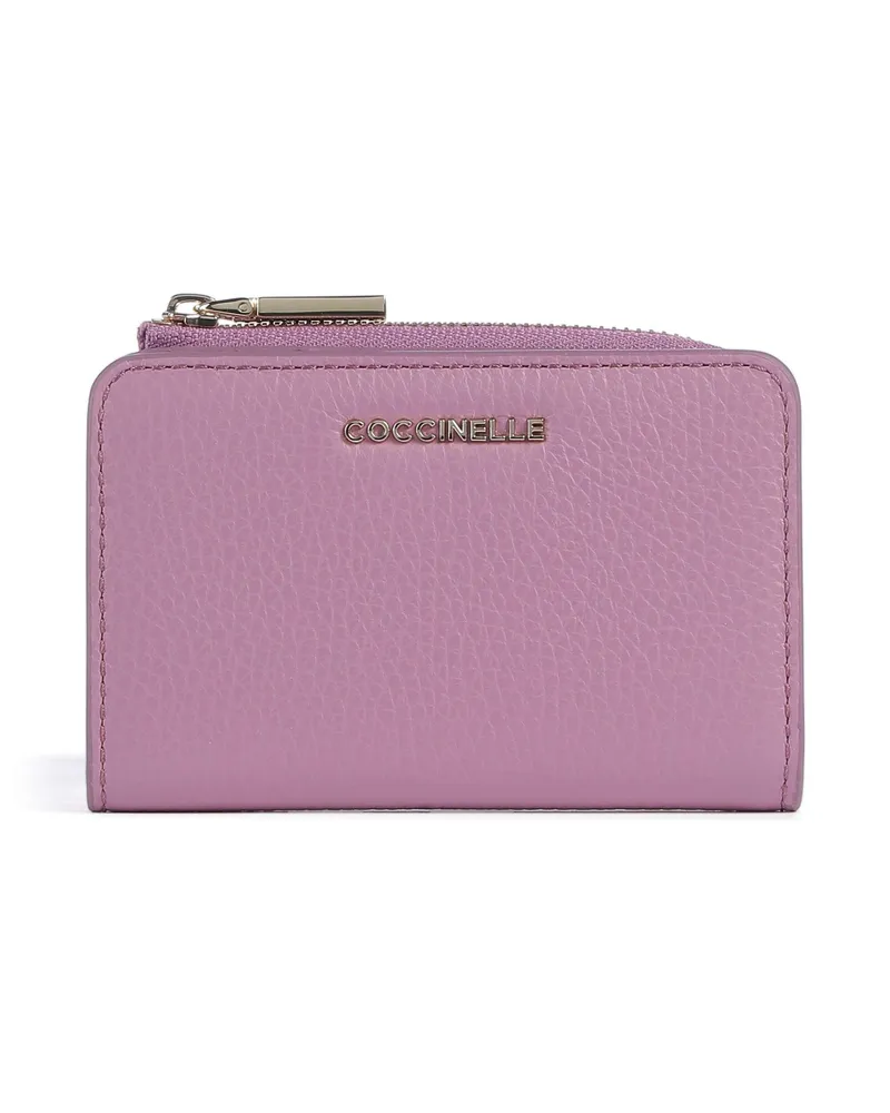 Coccinelle Geldbörse Metallic Soft in violett Violett