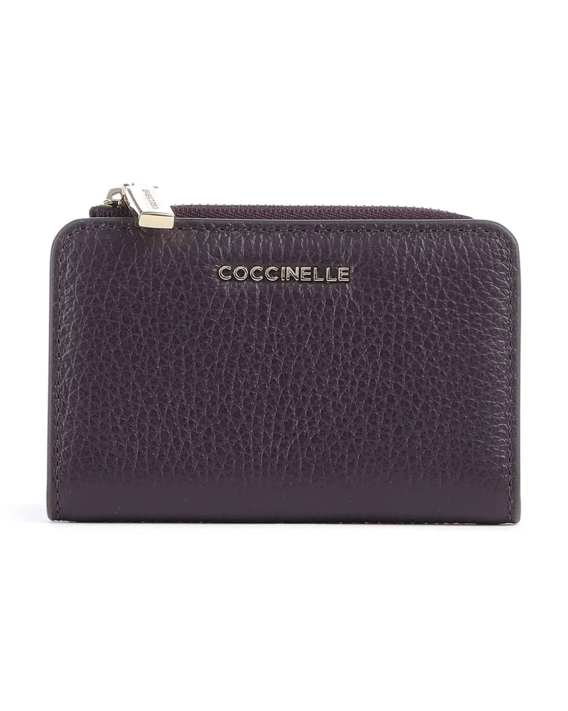 Coccinelle Geldbörse Metallic Soft in violett Violett