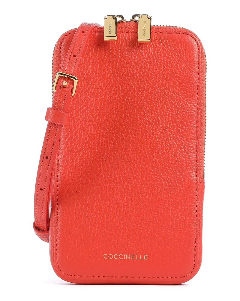 Coccinelle Handytasche Flor in orange Orange