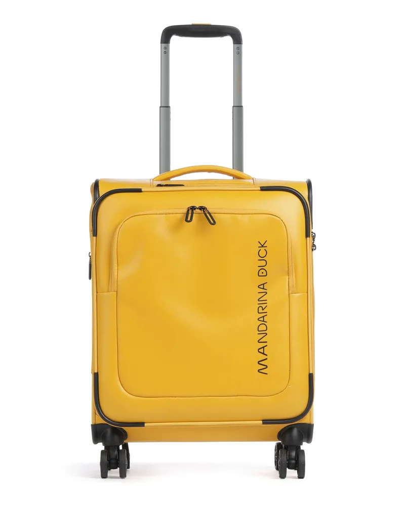 Mandarina Duck 4-Rollen Trolley Eco Coated in gelb Gelb
